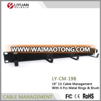 LY-CM-19B 1u retractable cable wire management