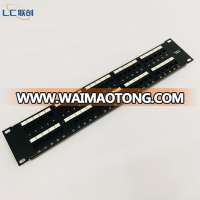 2U 19 Inch Telephone Voice 50 Port Cat3 RJ11 Patch Panel