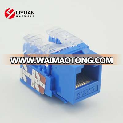 LY-KJ6-01 UTP cat 6 rj45 keystone jack