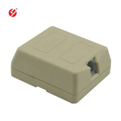 Telephone Rj11 Rj45 Wall Surface Mount Telephone Cable Junction Box Filled With Gel